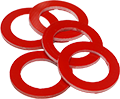 DIY Washers - Red