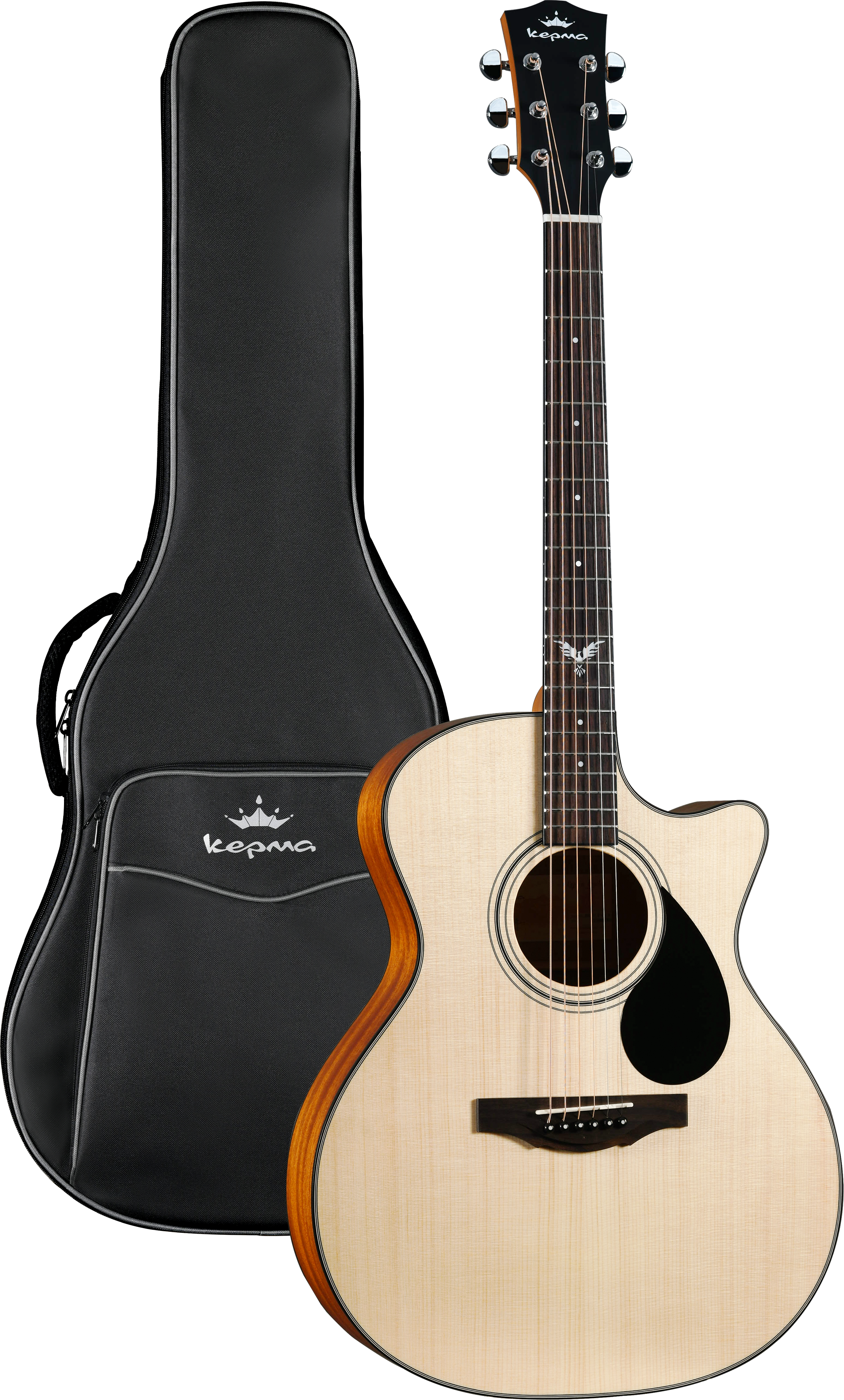 KEPMA GUITARS SOLID TOP SERIES - F0-B GRAND AUDITORIUM NATURAL