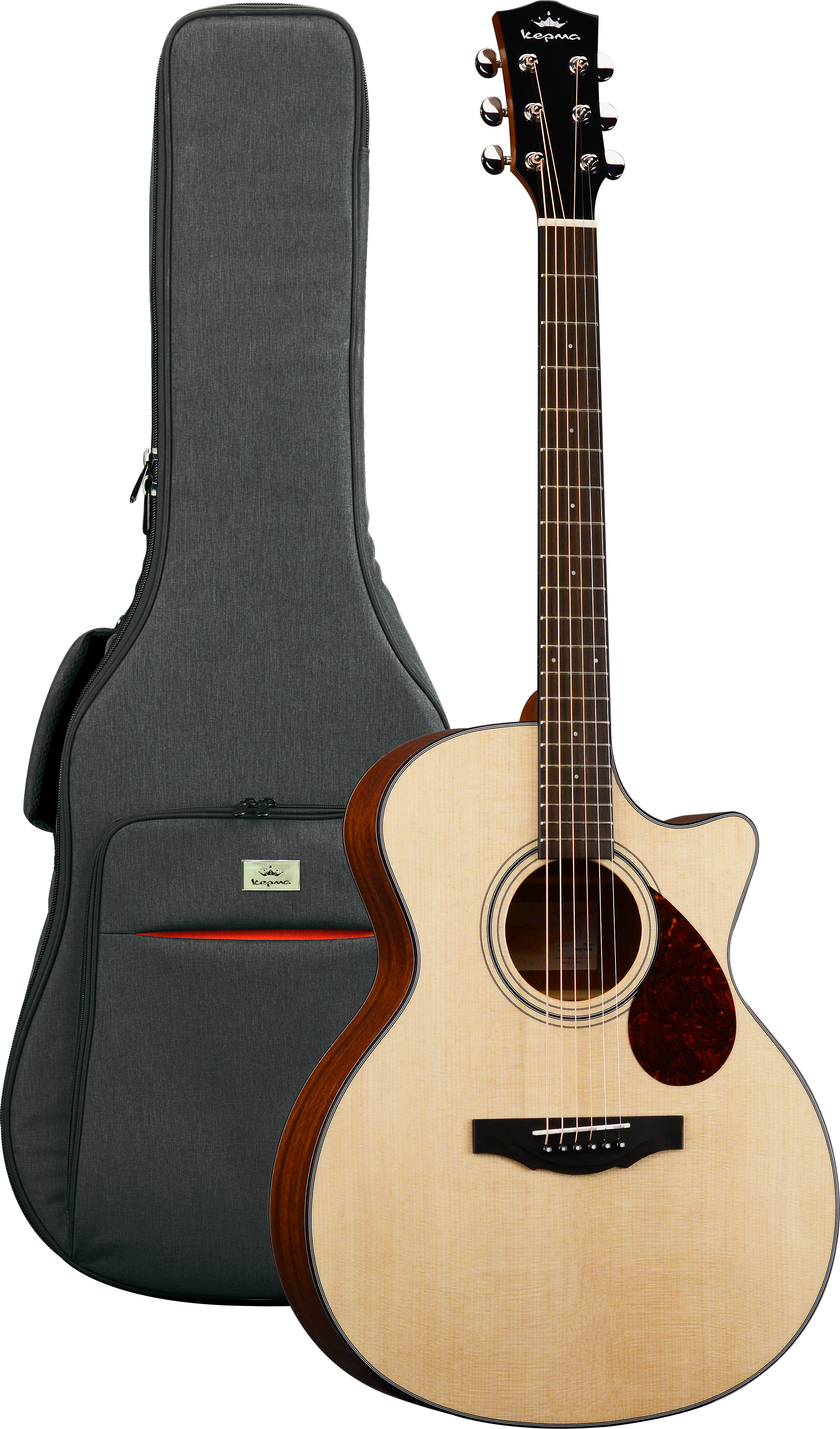 KEPMA GUITARS SOLID TOP SERIES - F0 GRAND AUDITORIUM NATURAL