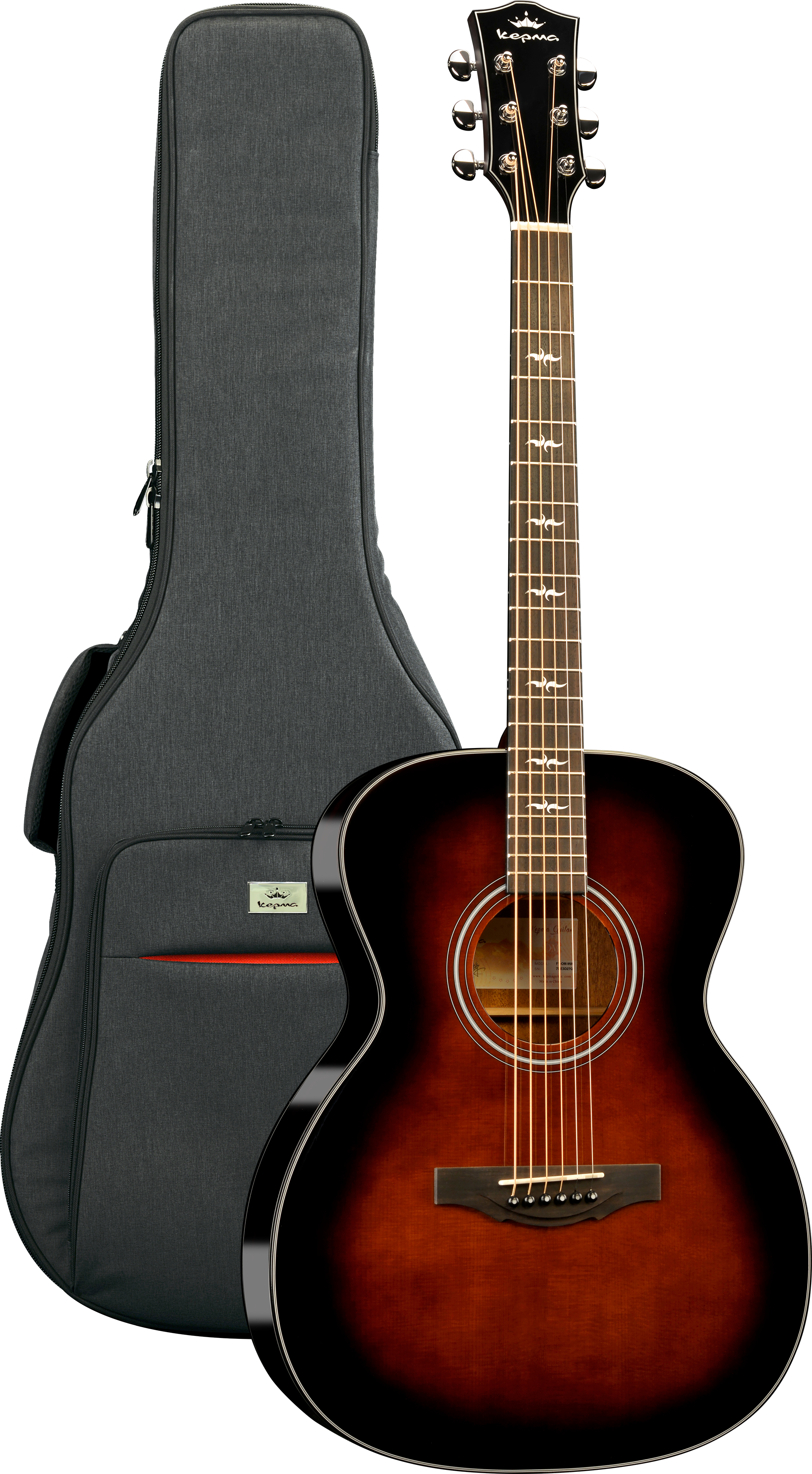 KEPMA GUITARS SOLID TOP SERIES - F1 OM WALNUT