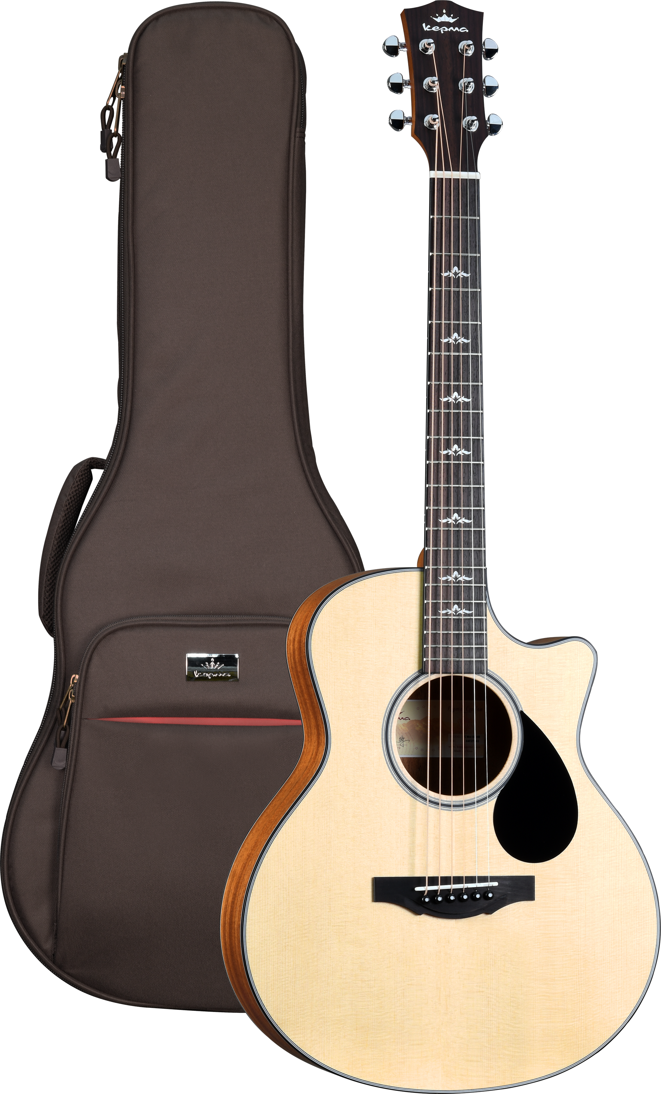 KEPMA GUITARS TRAVEL SERIES - FC MINI SPRUCE TOP MAHOGANY BODY